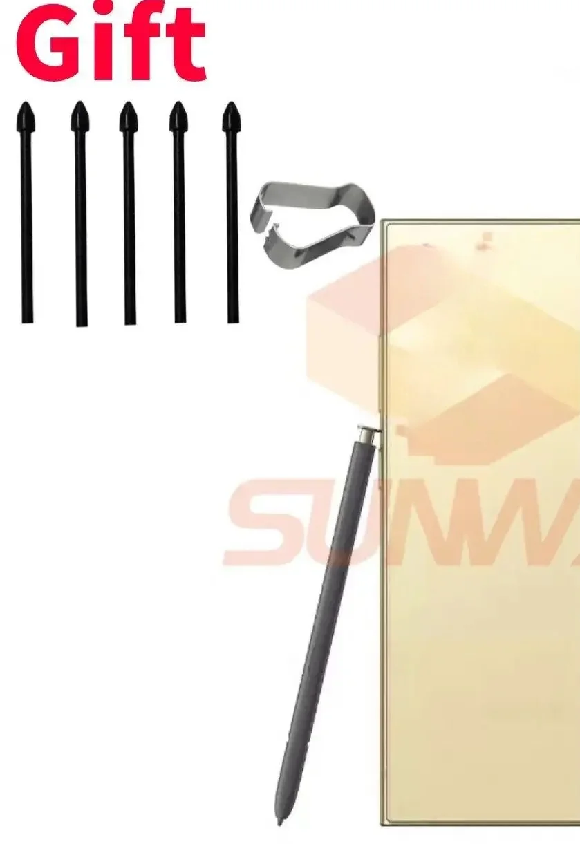 NONE Stylus für Samsung Galaxy S24 Ultra SM-928B/W/U Touchscreen Stylus S Pen Bleistift mit Bluetooth-Funktion Unterstützung Air Command 4
