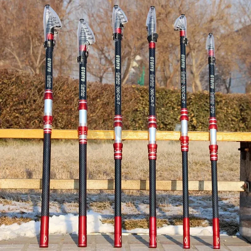 2.7m 3.0m 3.6m 3.9m 4.2m 4.5m Telescopic Fishing Rod 20kg Carbon Travel Surf Spinning 5-300g Lure Long Throwing Baitcasting Rod - view 5
