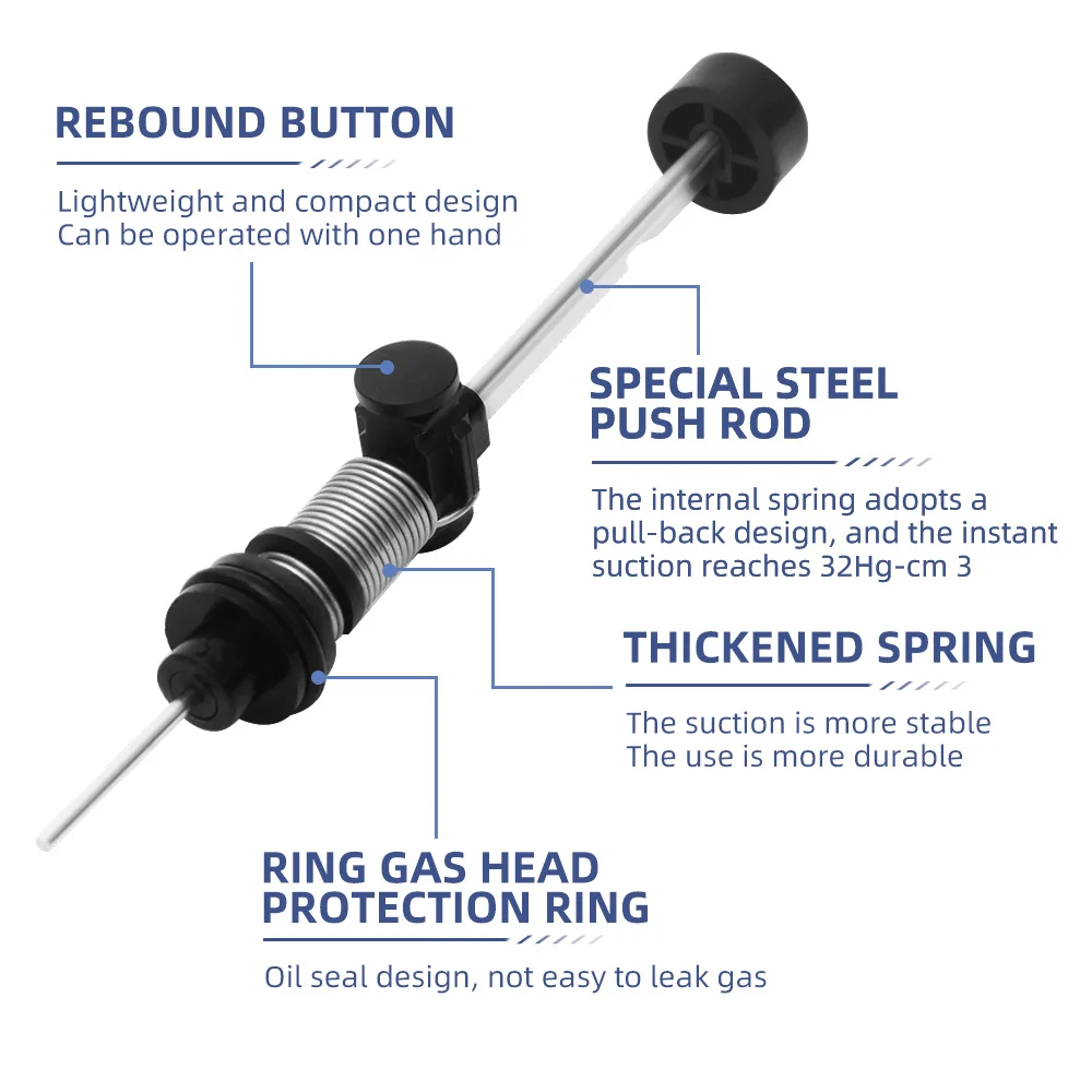 Pompe à dessouder en aluminium, ventouse à souder en étain, pistolet à dessouder, stylo de fer à souder, outils à main BGA