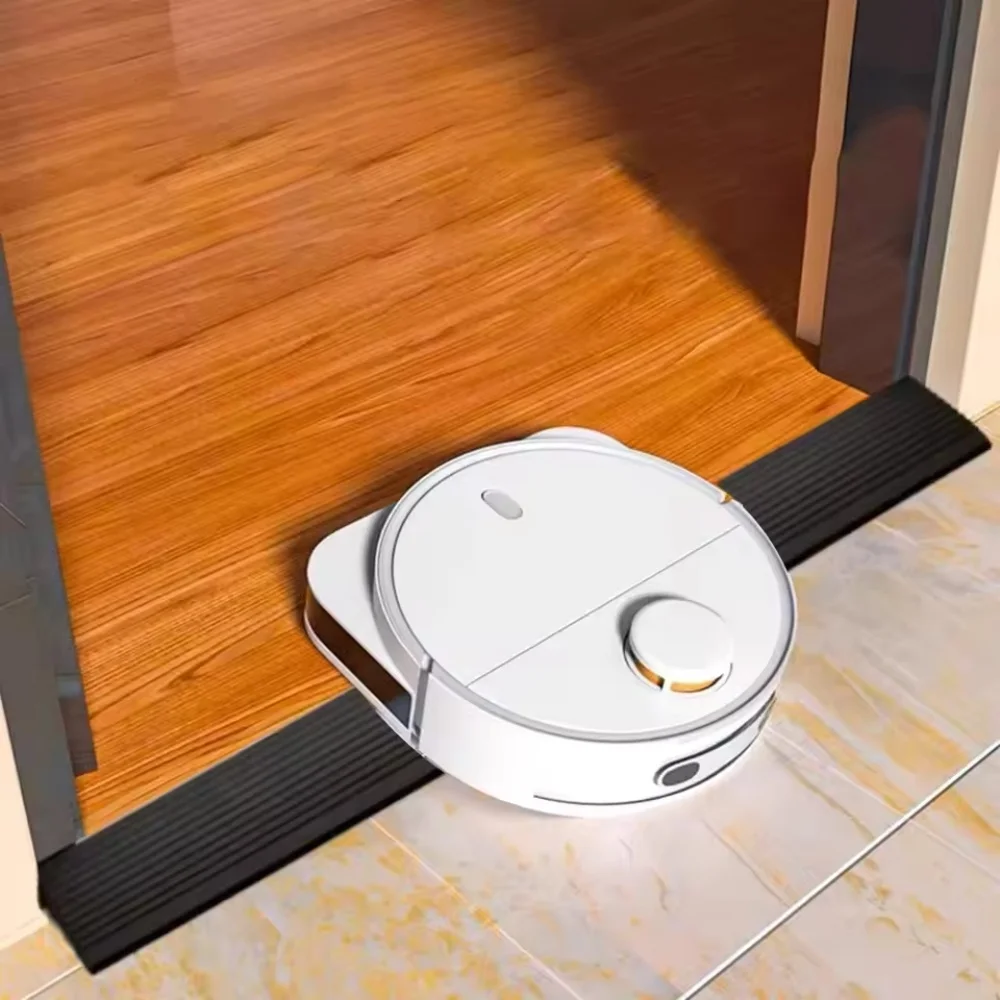 1 قطعة 0.9 متر/35.43in متعددة الأغراض المنحدر حصيرة عتبة الباب منحدر ذاتية اللصق دائم مخطط درج مكافحة زلة المنزل الوصول