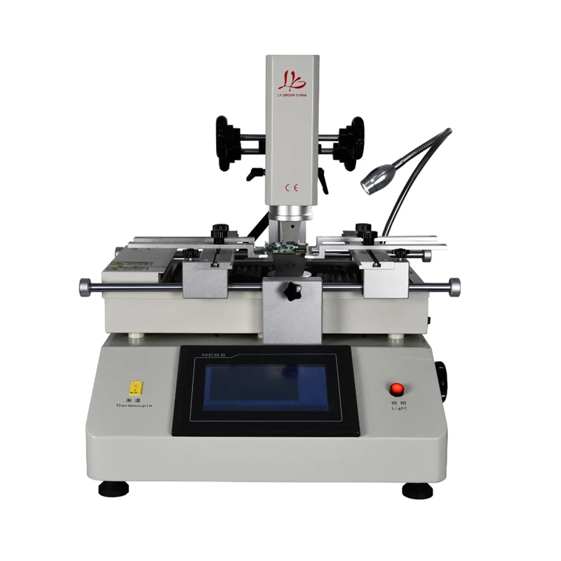 LY R5820 3 Zones Hot Air Rework Station Touch Screen BGA Soldering Machine For Game Console PC Motherboard Chip Repairing Tools