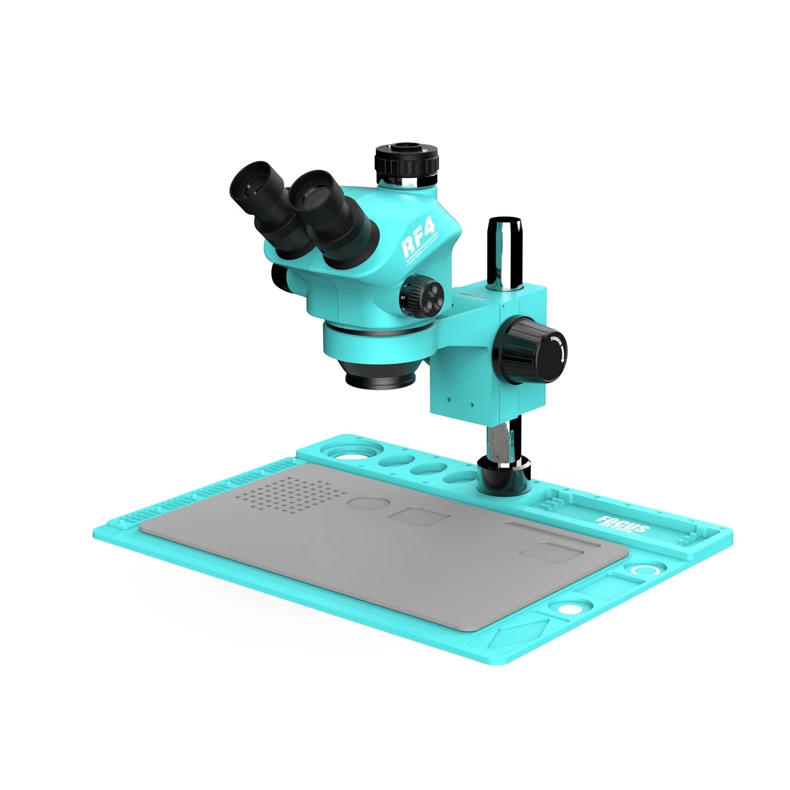 RF4 RF-7050TVD2 7-50X Optical Stereo Trinocular Microscope Continuous Zoom For Electronic Phone Repair Jewelry Carving