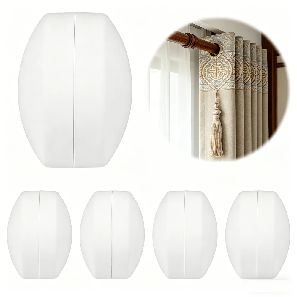 Magnetic Shower Curtain Weights for Splash-Free Bath Experience - 360° Silicone Wrapped - Will Never Rust - Heavy Magnets