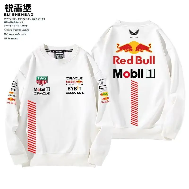 Bluza męska Red Bull Extreme Sports F1 Team Off-Road Speed Downhill Motorcycle, luźny krój, jesień, casual