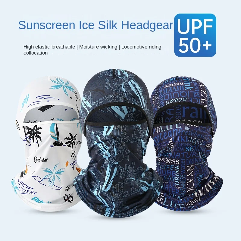 

Balaclava Face Mask, Summer Cooling Neck Gaiter, UV Protector Motorcycle Ski Scarf for Men/Women