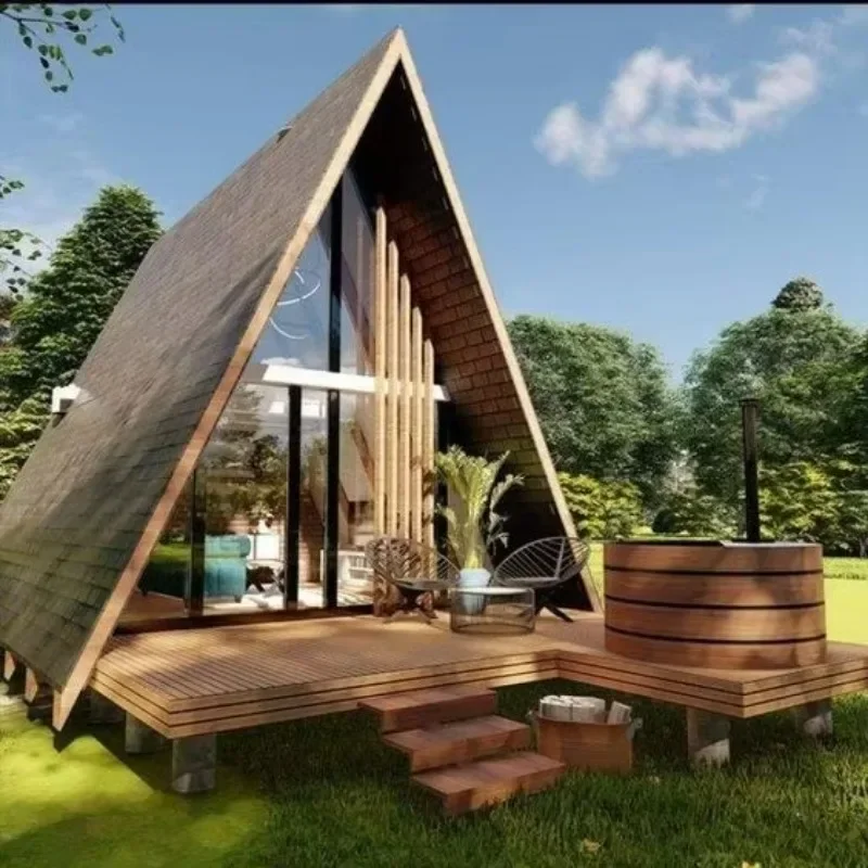 Triangular Container House Prefab Modular Home Durable Steel Construction Portable Design for Outdoor & Indoor Use Tiny House Ho