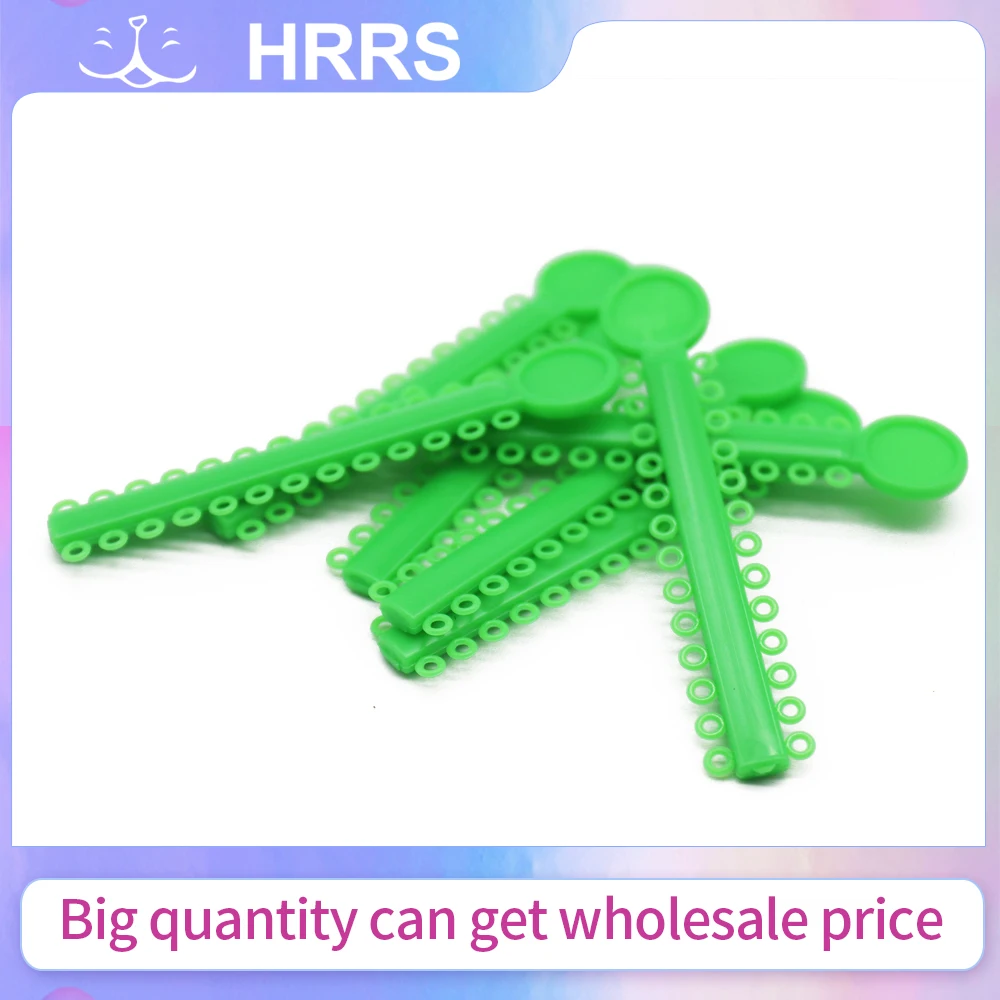 17Colors 40sticks 1040pcs Orthodontic Elastic Rubber O Type Tie Ligature Tie Bigger Than Normal