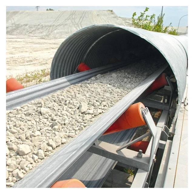 

120T/H Belt Conveyor for Stone Crusher, Gravel Basalt Concrete Rock Granite Sand Belt Conveyor Manufacturer