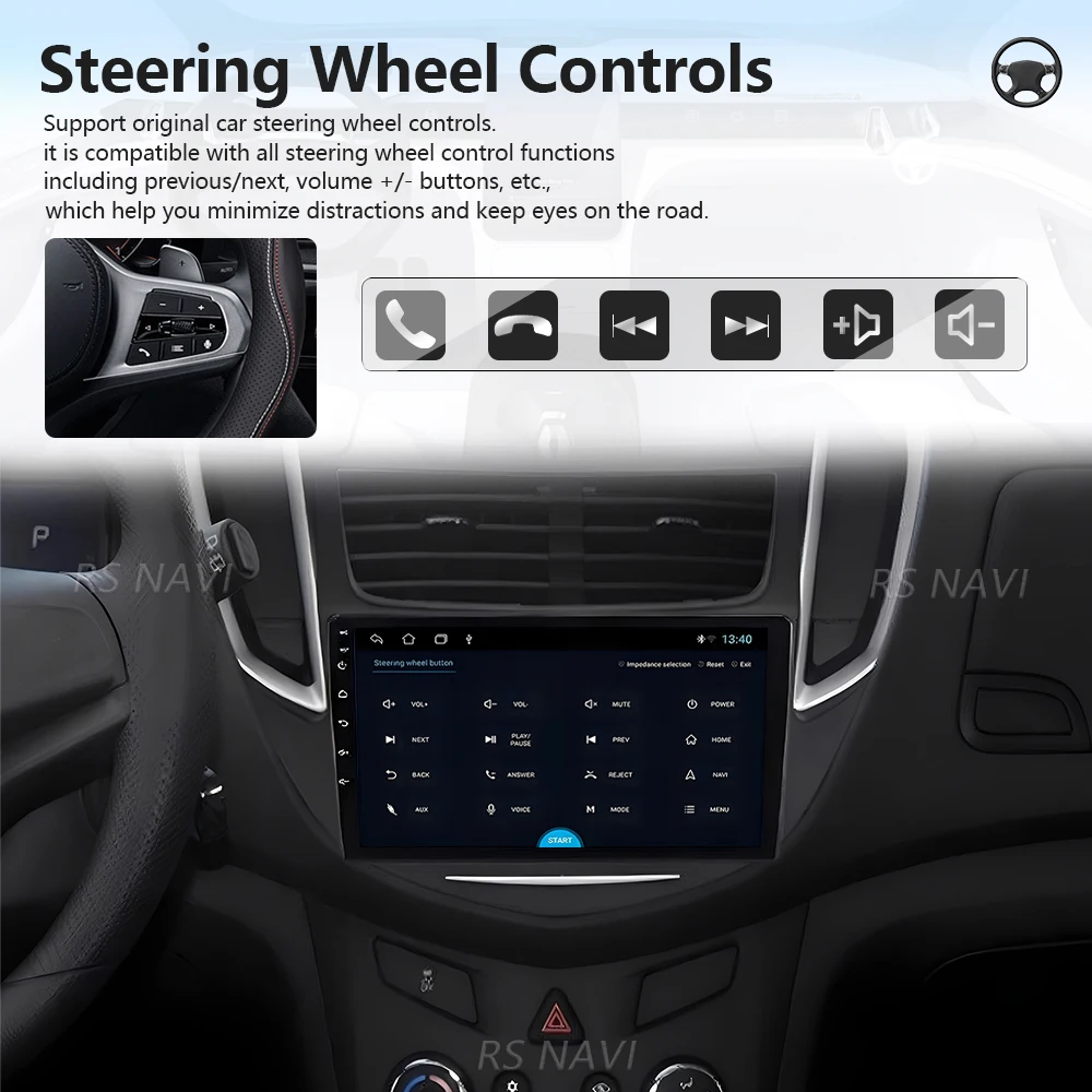 For Chevrolet Trax Tracker 2014 - 2016 wifi Stereo Multimedia 360 Camera 2din Head Unit Carplay Auto Car Radio Player Android 16