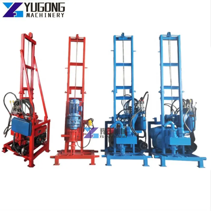 Small Water Well Drilling Rig Energy Mining Easy To Operate Trailer Hydraulic Water Wells Drilling Machine Mining Machinery
