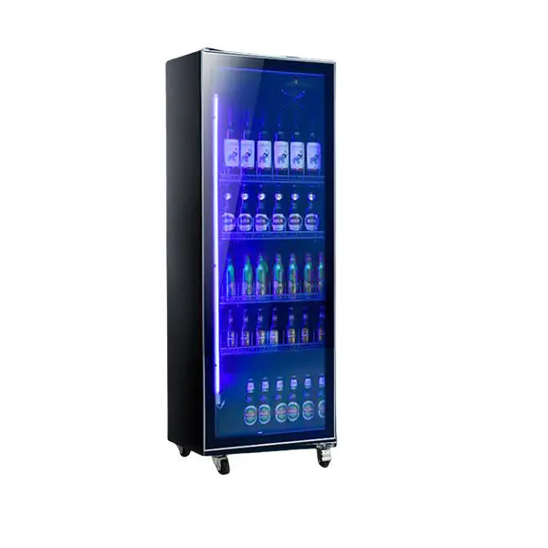 

Single Door Beer Bar Refrigerator Drink Display Showcase Wine Refrigerator Beverage Fridge for Bar