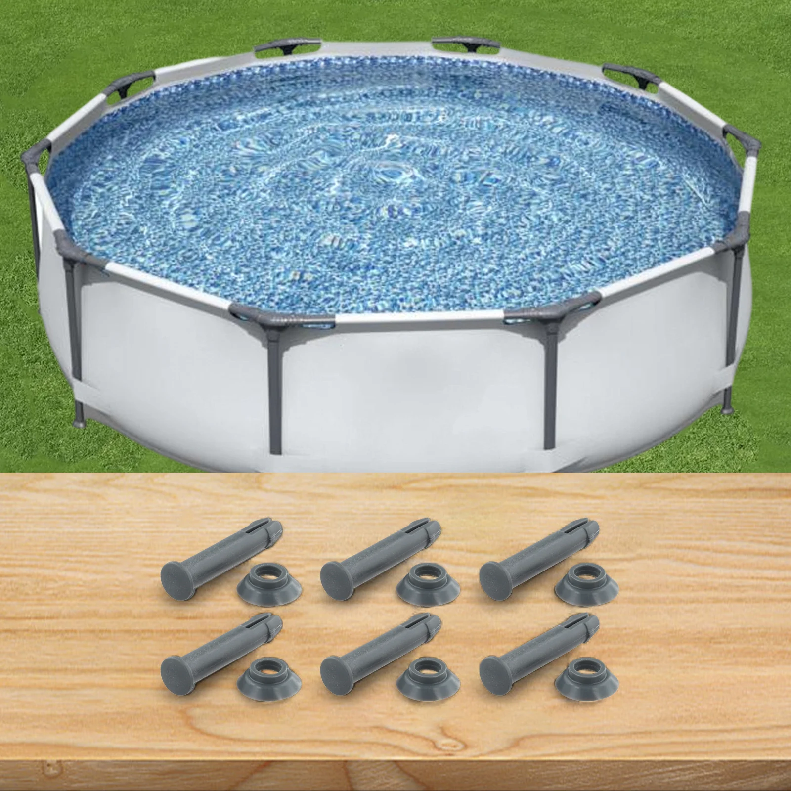 Replacement Pin & Gasket Set P61783 for Steel For Pro Pools Essential Components for Reliable Pool Functionality