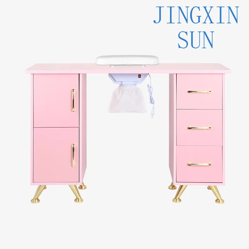 Wholesale professional manicure table cabinet 2 drawers 3 manicure table cabinet