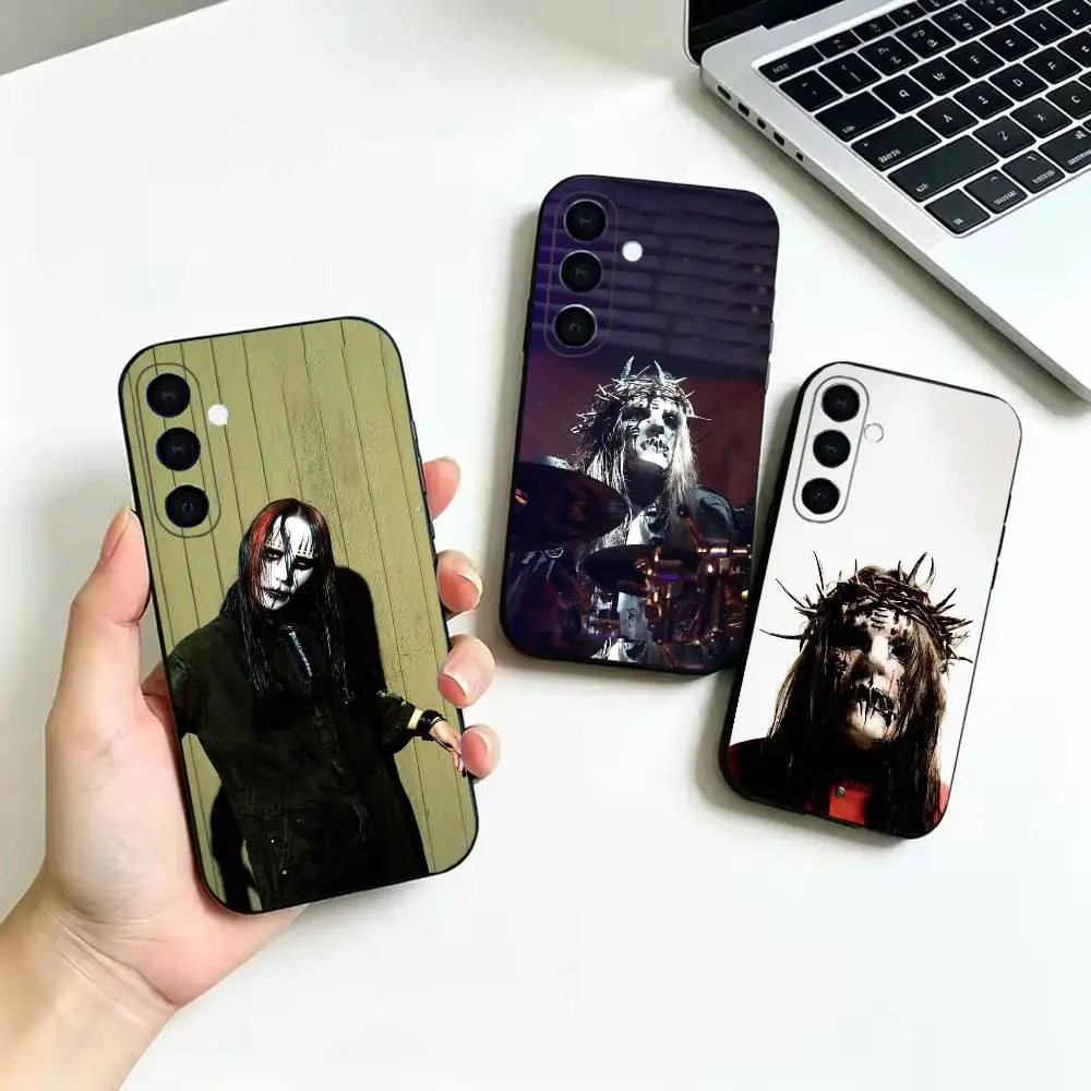 Joey Jordison Metal Drummer Soft Black Cover, Fit for Samsung Galaxy A02S,A12,A22,A32,A42,A52,A21S,A31,A41,A51,A71,A72,A73,A30S