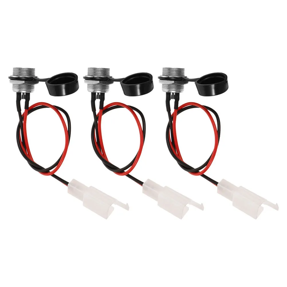 

3Pcs Mini Bike Charging Port Connectors Easy Install for 49cc Two Stroke Scooter Wire Compatible Vehicle Parts
