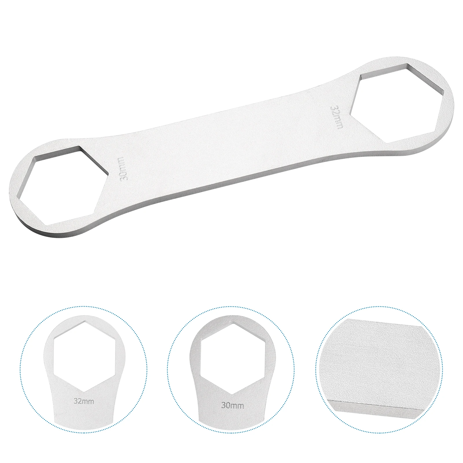 

Front Fork Wrench Double Head Spanner Stainless Steel Bike Tool Remover Repair Accessories Mountain Parts Cycling