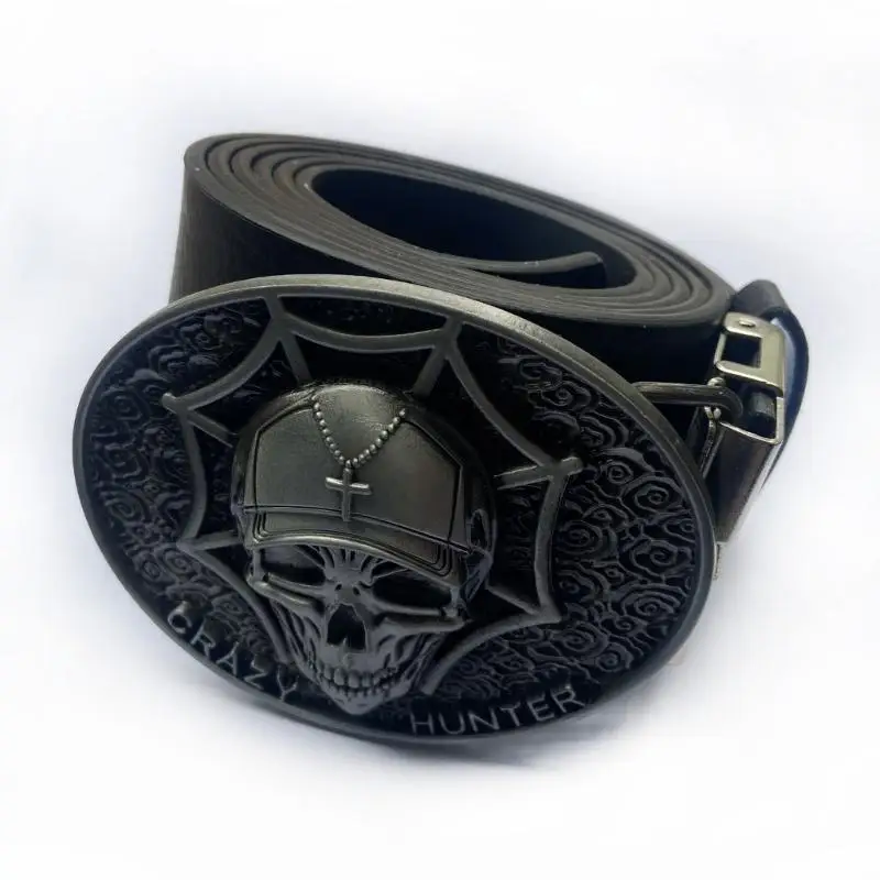 

31BB Rock Metal Ox/Skull Belt Buckle Delicate Belt Buckle Adult DIY Belt Parts