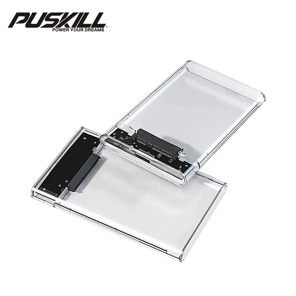 

Puskill 2,5-дюймовый корпус SATA3 USB 3,0-SATA III Жесткий диск SSD Жесткий диск Мобильный корпус Коробка Внешний жесткий диск