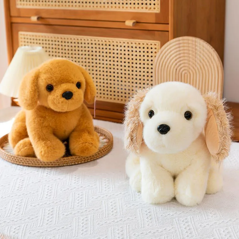 

Cute Dog Plush Doll Fluffy Stuffed Animal Kawaii Puppy Toy Adorable Pet Plushie Home Decor Gift for Kids Adults Multiple Styles