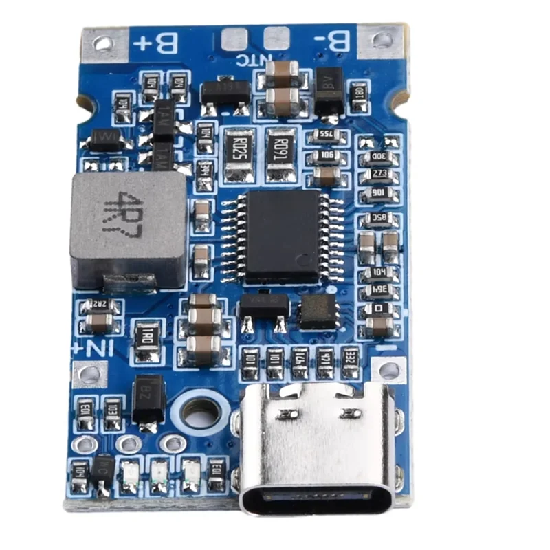 ABCL Type-C USB 2S 3S 4S BMS 4.5V-15V 18W 2A Lithium Battery Charging Module Support QC Fast Charge Temperature Protection 2S