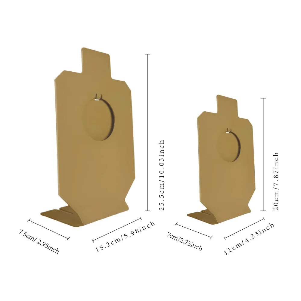 에어소프트/BB탄/물총/소프트슈팅 타겟용 실루엣 메탈 크래시 슈팅 타겟