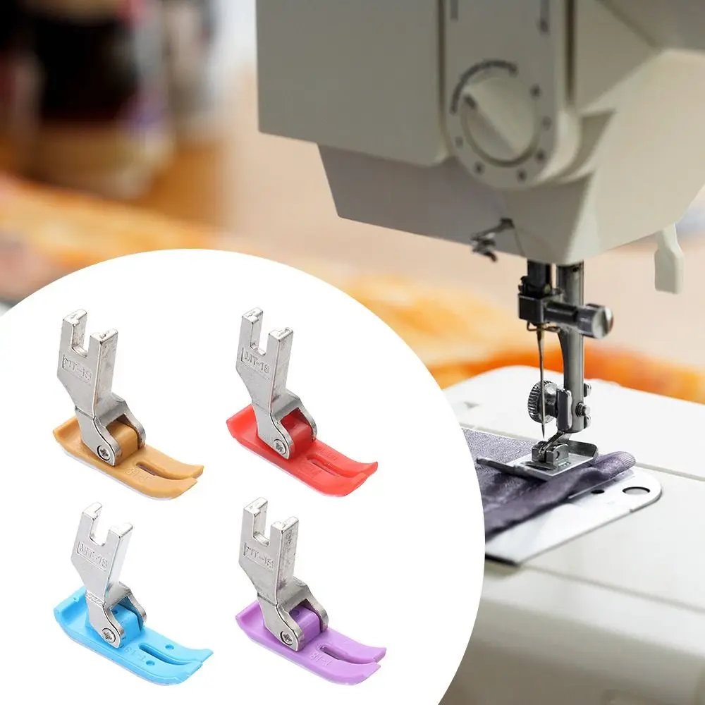 Plastic MT-18 Sewing Machine Presser Foot Oxford Presser Foot For Light Fabric Wear-Resistant Leather Presser Foot