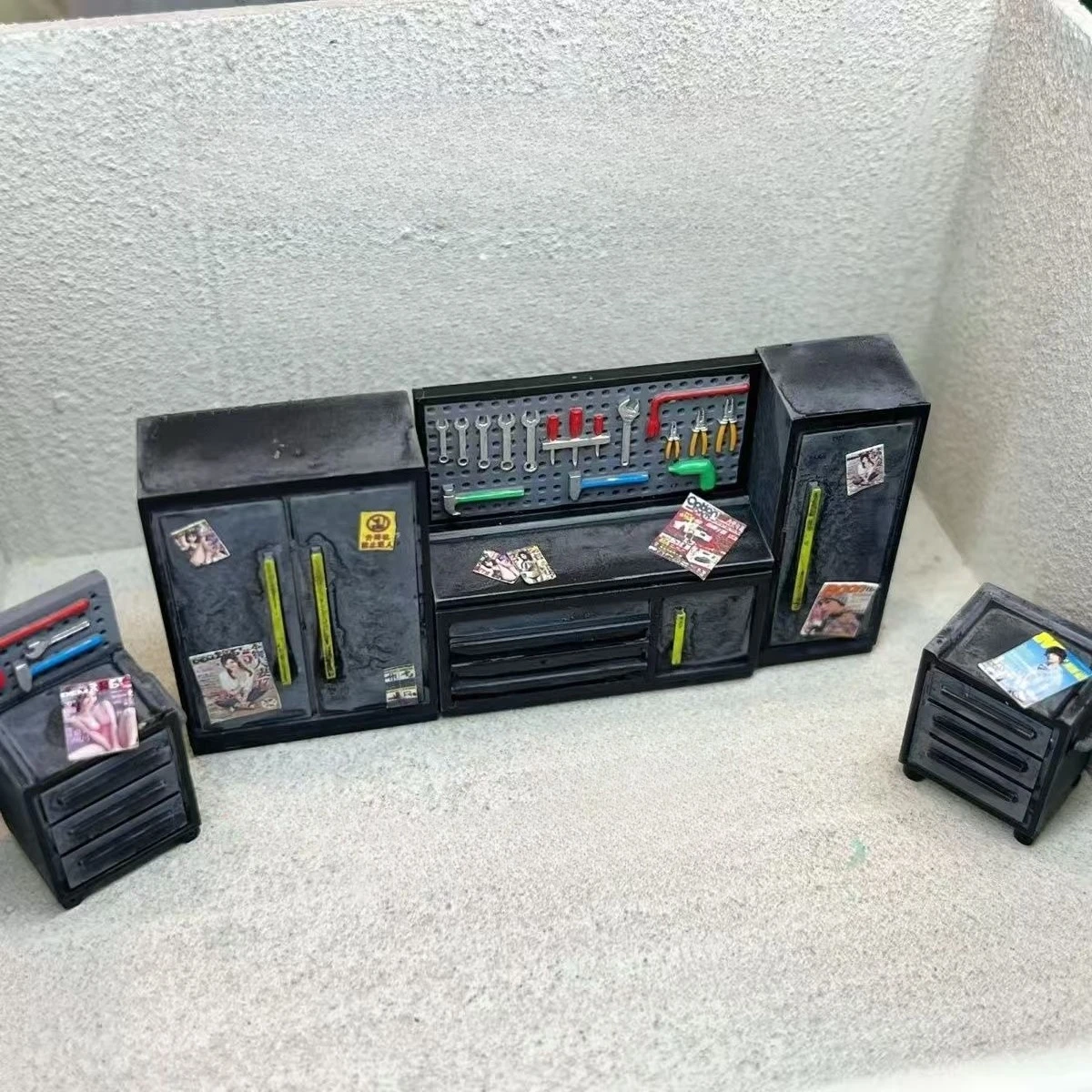 Diorama 1:64 Warsztat Samochod – Workshop Tools Background recenzja i cena