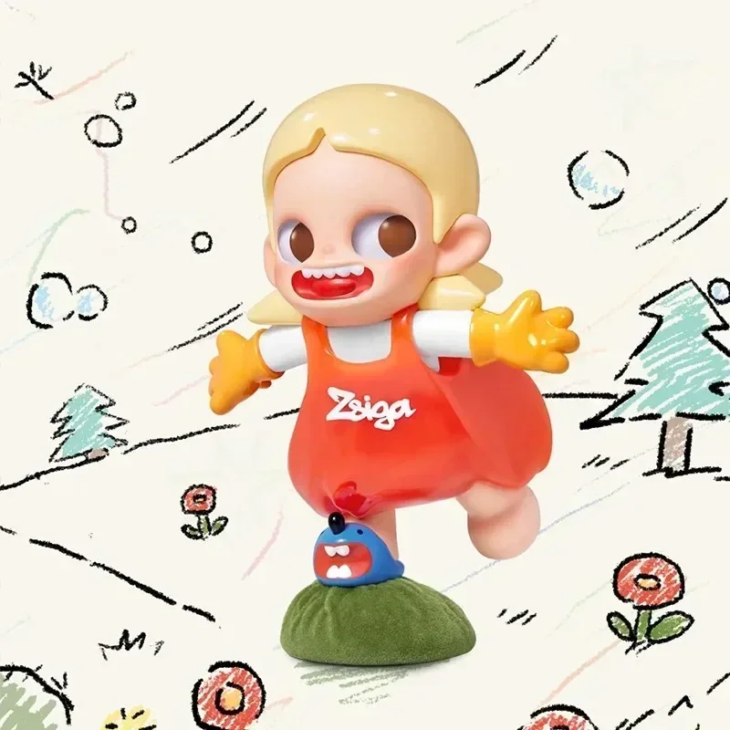 

POP MART Zsiga Borderline Drifter Series Blind Box Mystery Box Original Toys Doll Cute Anime Figure Desktop Ornament Collection