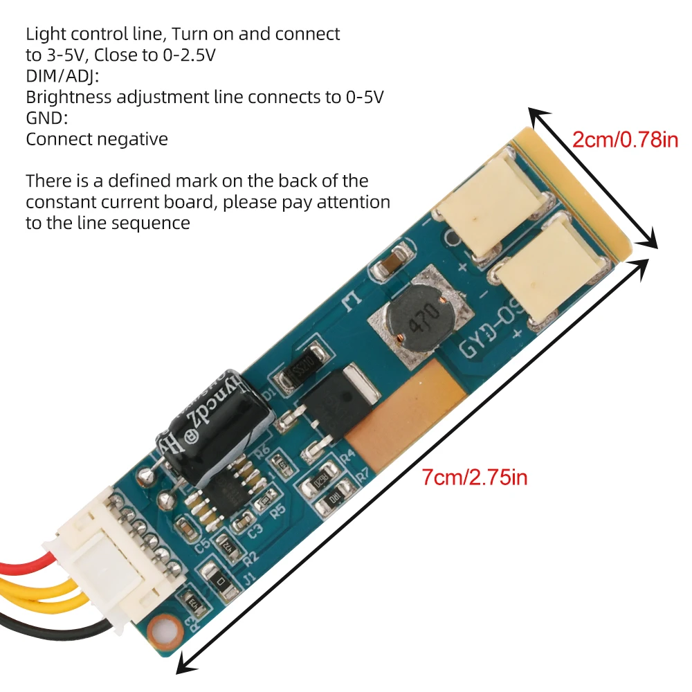 LED step-down board LED light strip constant current plate high-voltage strip LED For universal 15-27 inch LCD Monitor