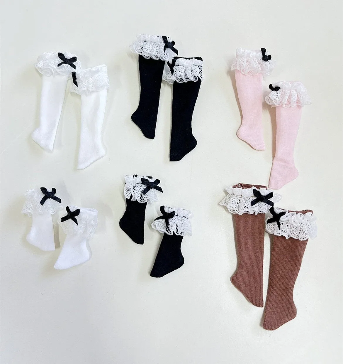 HOUZIWA Blyth Doll Accessories Socks For OB22 OB24 Azone Dolls