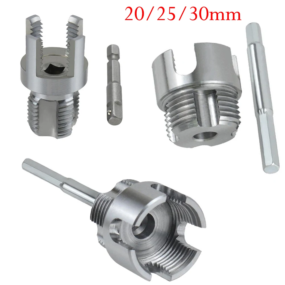 1/3pcs PPR Pipe Threading Tools 20/25/30mm Internal And External Tap Water Pipe Threader Drill Compatible Threading Tools