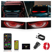 LED Sign Matrix Pixel Panel Scrolling Bright Led Eyes For Truck Signboard Flexible USB LED Car Sign Bluetooth App DIY Control