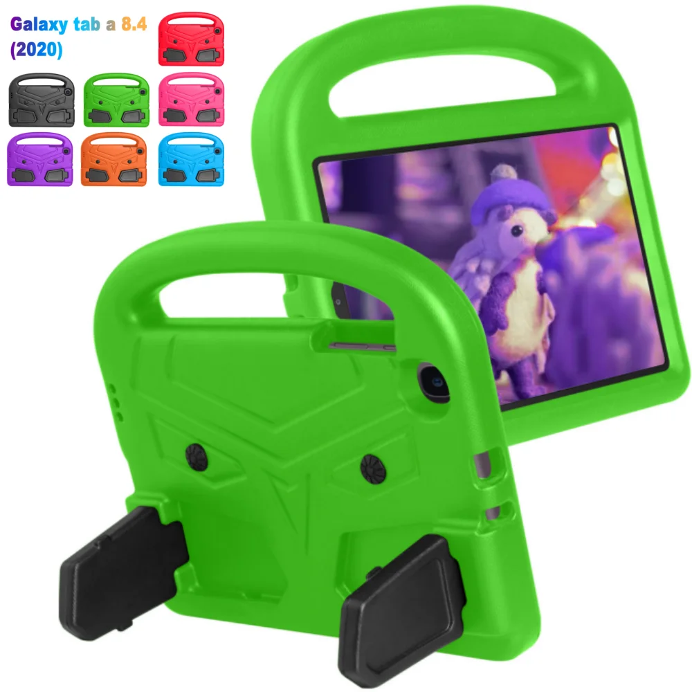

Детский мягкий чехол из ЭВА для Samsung Galaxy Tab A 2020, 8,4 дюйма, SM-T307 SM-T307U, 8,4 дюйма, чехол с милой мультяшной подставкой Sparrows, чехол для планшета