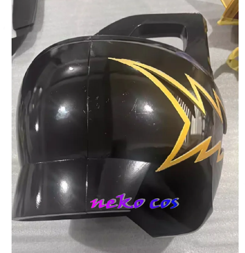 nekocos Bakuryuu Sentai Abaranger AbareBlack  Helmet  Mask resin Cosplay costume Custom size  Props Toy Gift Halloween Role Play view 4