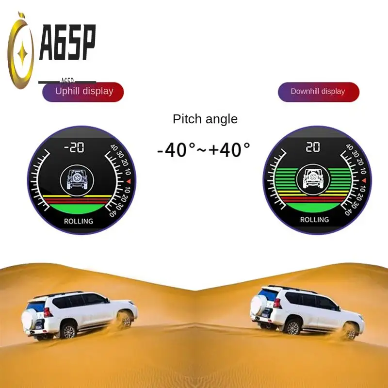 

A65P-M50 Off Road GPS Smart Inclinometer Car Digital Display Tilt Pitch Angle Inclinometro Auto HUD Intelligent Slope Meter