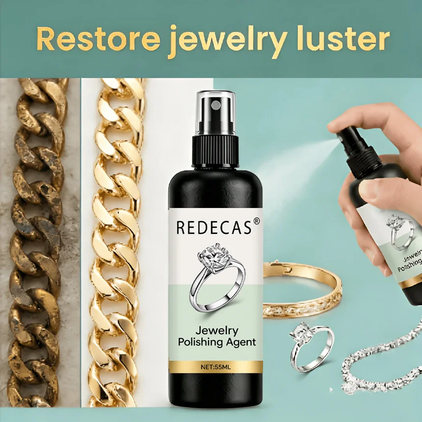 Verbessertes Schmuck-Polierspray: Schnelle Oxidations- und Anlauffleckenentfernung, stellt den Glanz wieder her, sanfter Farbschutz, keine Beschädigung des Schmucks – Detail 1