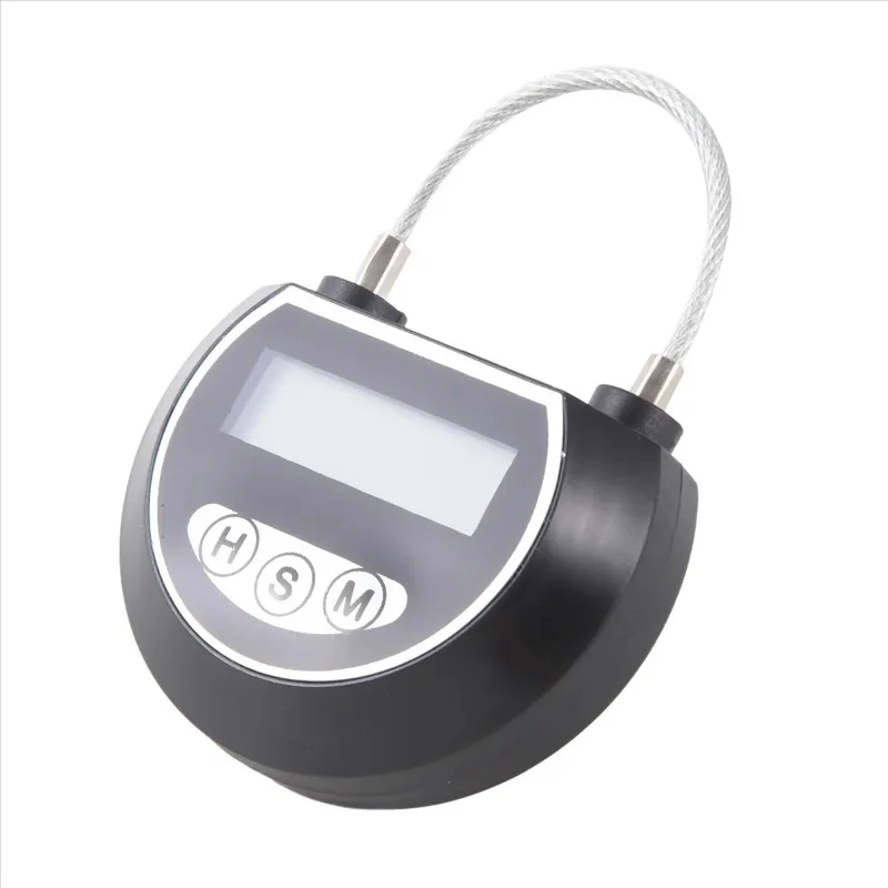 

Multi-functional Electronic Time Lock Container Bin Black Timing Lock for Storage Use