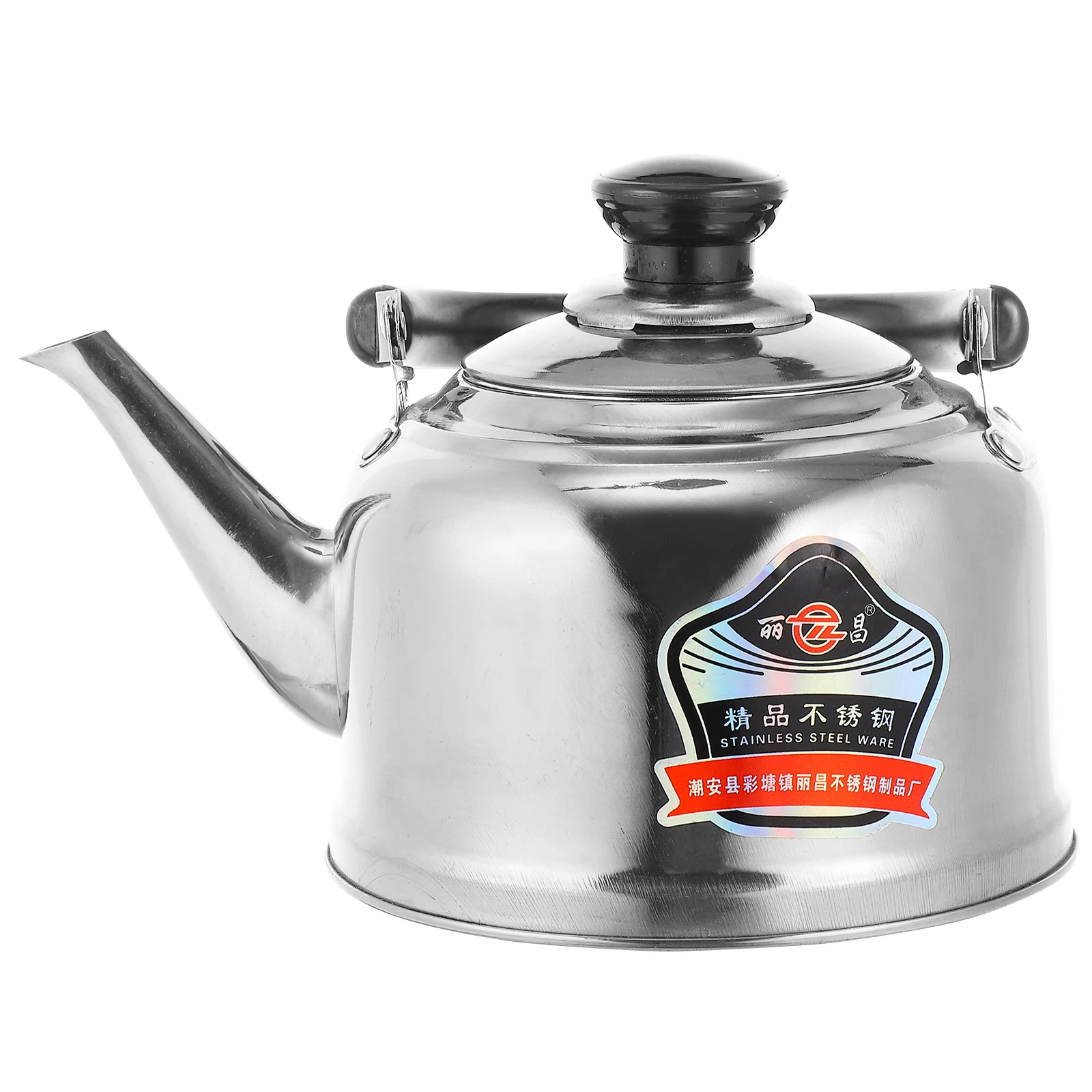 

Stove Top Kettle Stainless Steel Teapot Gas Pots Water Boiling Anti Scald Handle Large Capacity Lightweight Outdoor Picnic