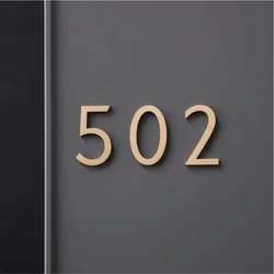 House Number Huisnummer Hotel Home Door Number Outdoor Address Numbers for House Numeros Metal acrylic material