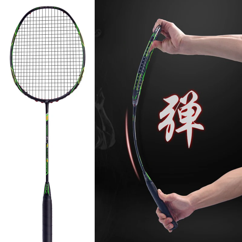 

GY Hummingbird 6U Ultralight Badminton Racket Carbon Fiber Racket Sports Adult Recreational Racket Tournament Racket