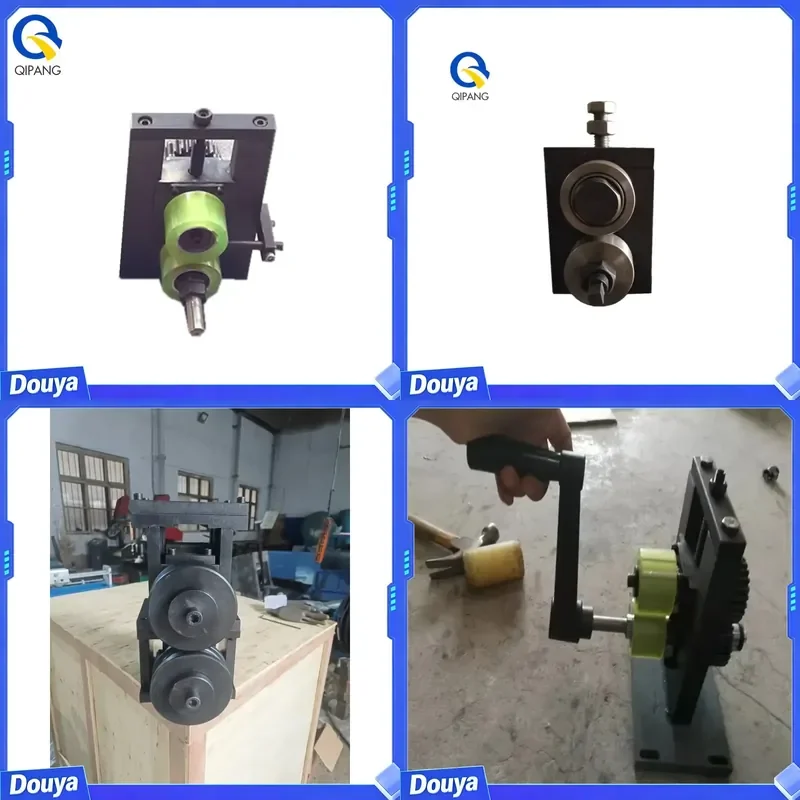 QIPANG Manual Wire Feed Roller Drive One Set of Traction Feeding Mechanism Traction Straightening Feeder Machine