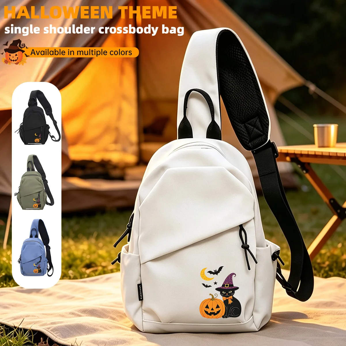 German Halloween Gift Crossbody Bag for Men, Small Shoulder Backpack, Chest Bag for Women, Cycling Sports Hiking Tablet Lightweight Mountaineering Bag