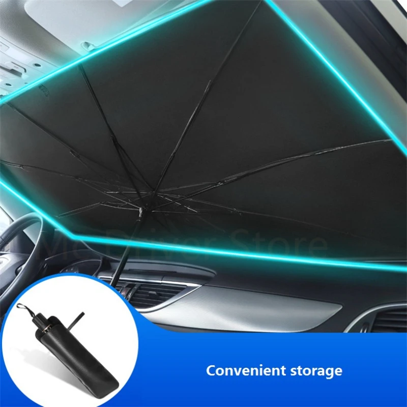 Car parasol Windshield Sunshades Sun protection Insulation Shade large Umbrella Strong shading windshield Sun block curtain