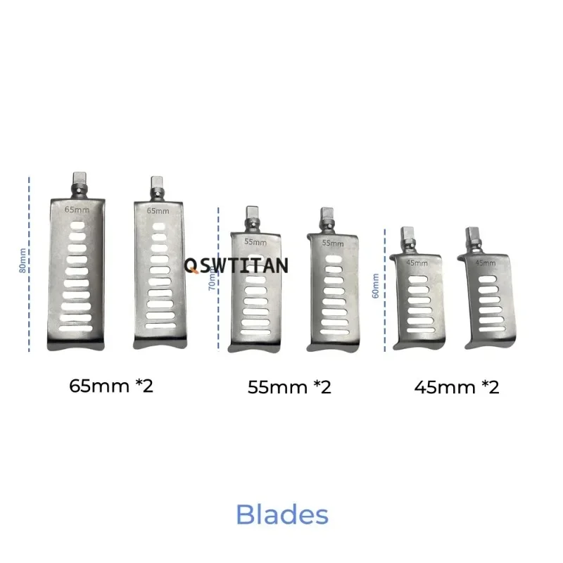 Orthopedic Cervical Laminectomy Retractor Set Double Joint Spreader with Replaceable Blades Spinal Surgical Instruments