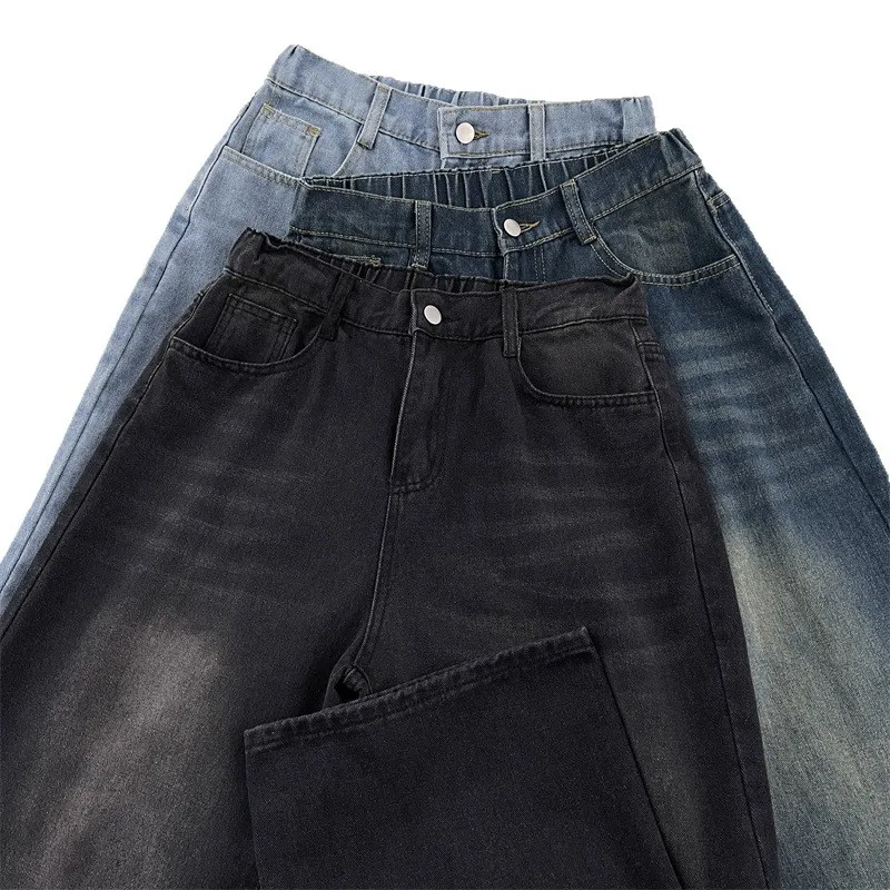 

2026 New Summer High-Waisted Wide-Leg Jeans for Men and Women, Loose Fit, Slimming and Figure-Flattering