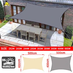 Lona impermeable 420D con protección UV para exteriores, tela Oxford para sombra, cubierta para lluvia, jardín, Patio, 3x3m, 3x4m, 3x5m