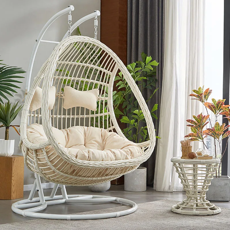 

Cushion Swing Hanging Chair Outdoor Basket Mount Garden Chair Hammock Metal Sillas De Jardin Para Exterior Home Decoration