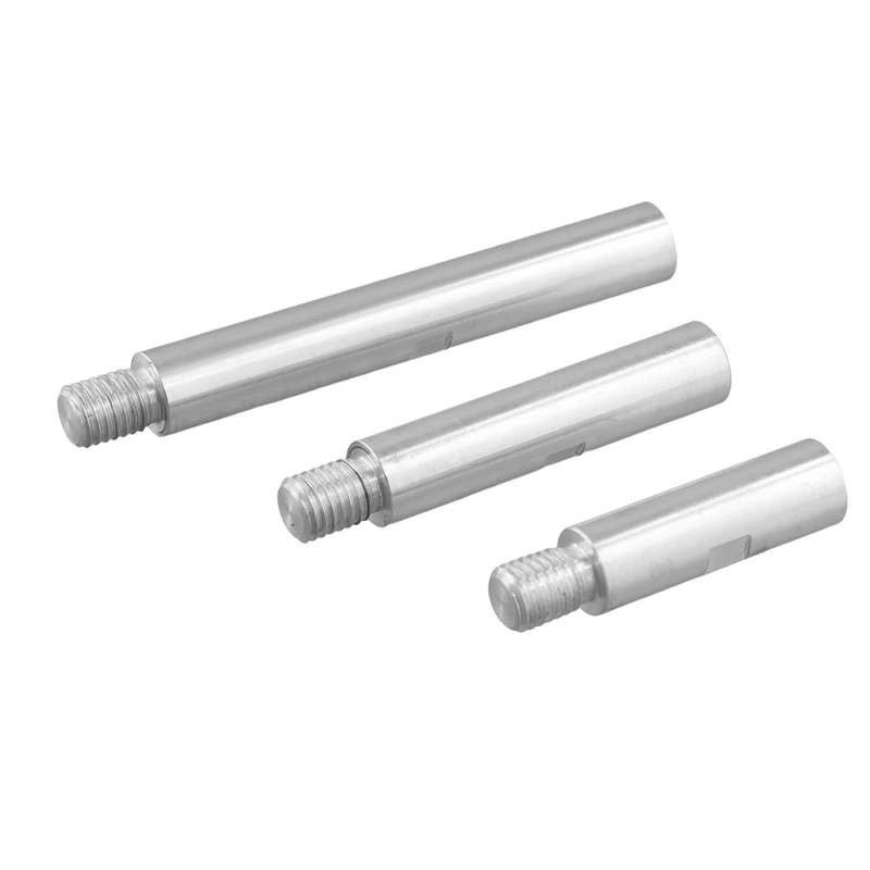 Herramienta de pulido de eje de varilla de extensión M14, 3 uds., para amoladora de agua de rosca M14, juego de pulido de amoladora angular 125