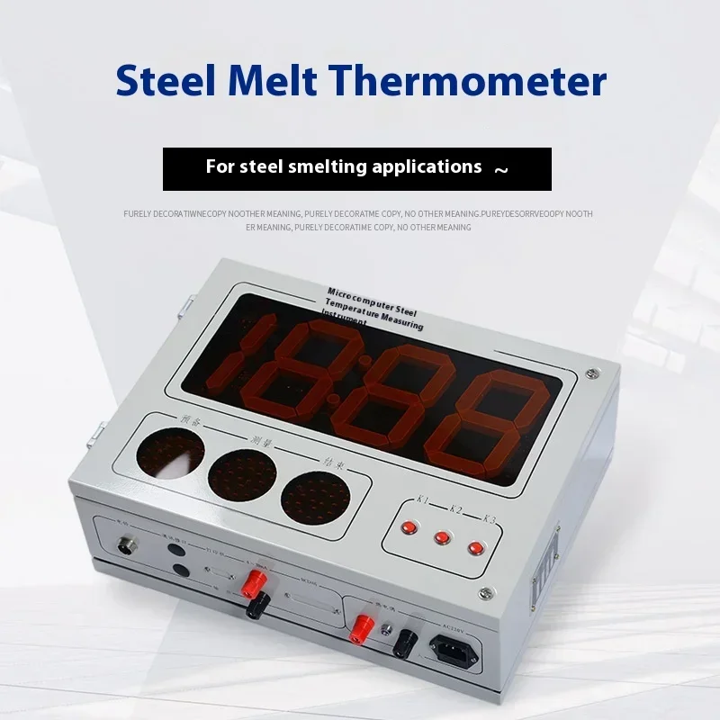 IN STOCK Digital Display Microcomputer Instrument for Steel and Iron Melting Temperatures Large Screen Meter for Foundries Steel