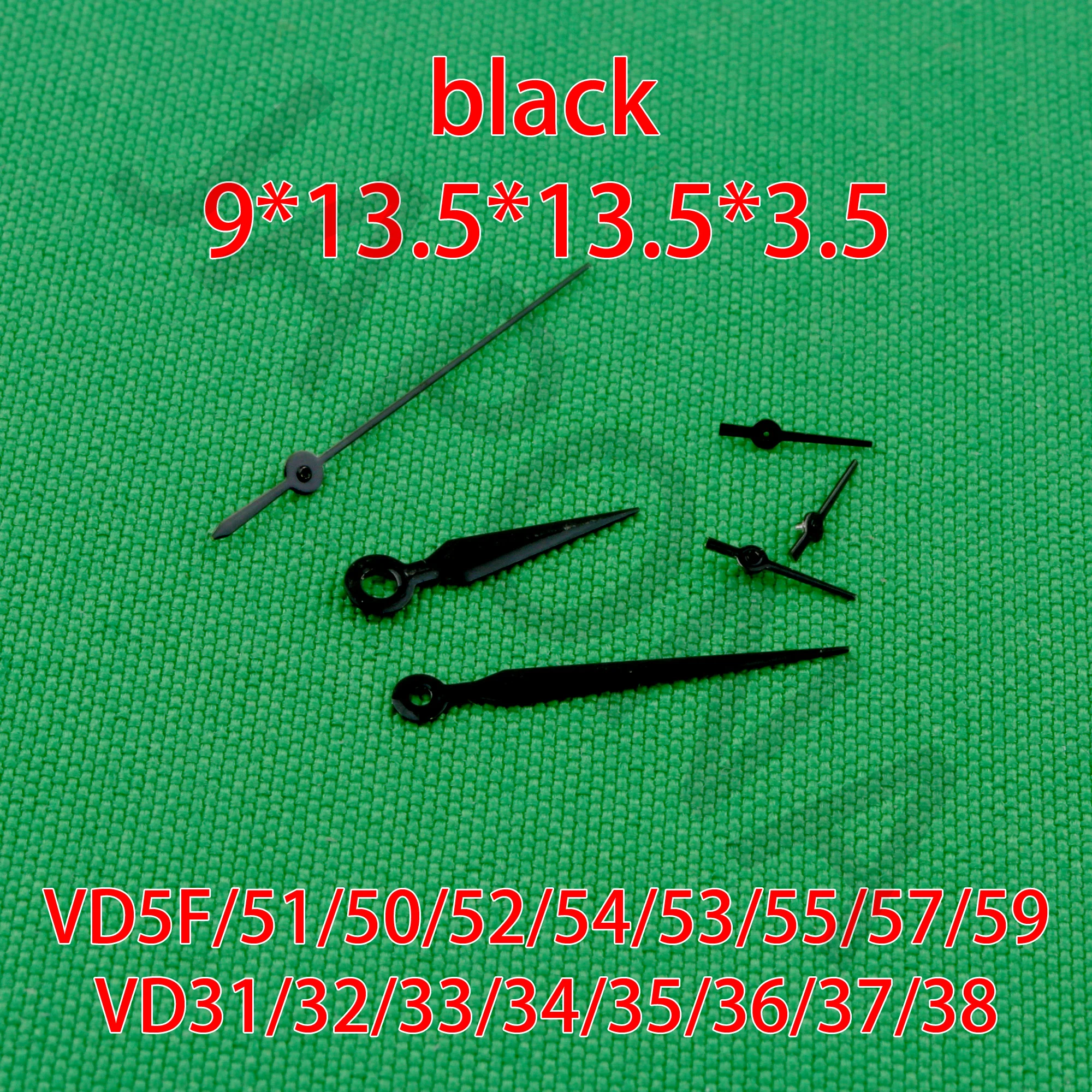 VD Series watch movement hands for TMI VD53 VD57 VD54 VD55 VD50 VD51 movement pointer VD33 VD34 VD31 VD32 VD36 VD38 VD37 BLACK